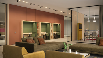 BRIEFING INTERWALL MEETING - Wooden meeting pod by ESTEL GROUP - view 3